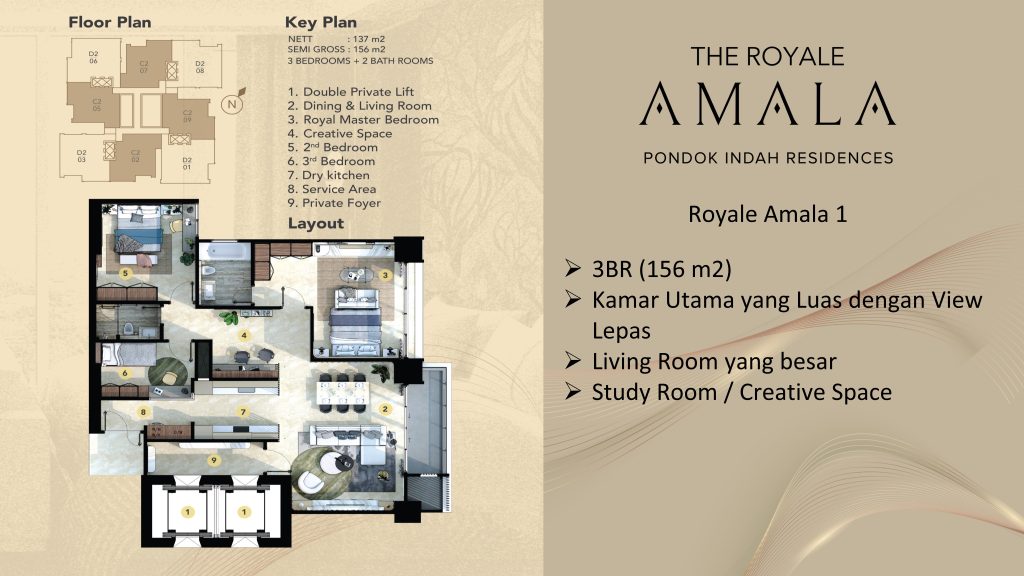 the-royale-amala-pondok-indah-residences-apartemen