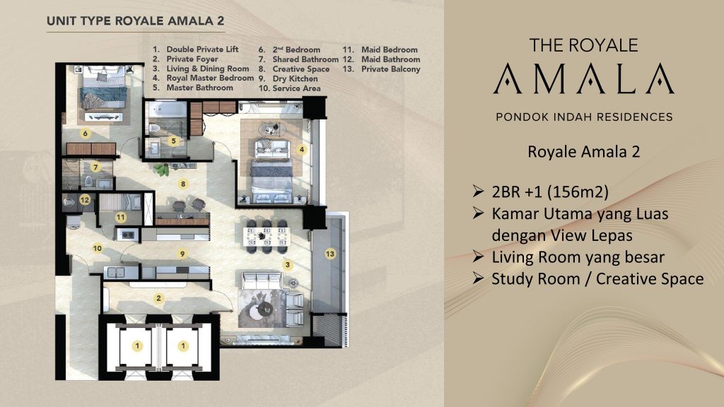 the-royale-amala-pondok-indah-residences-apartemen