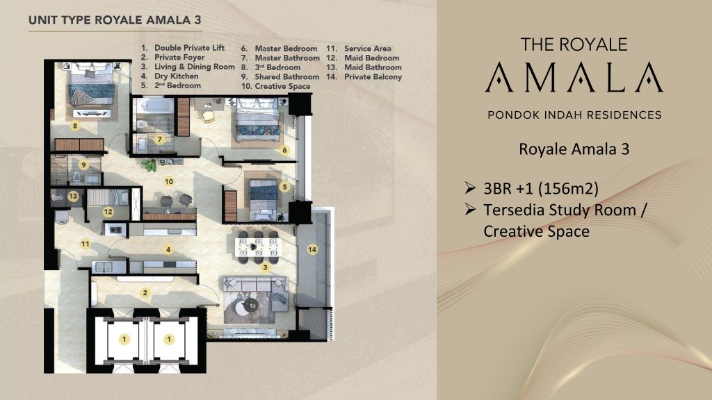 the-royale-amala-pondok-indah-residences-apartemen